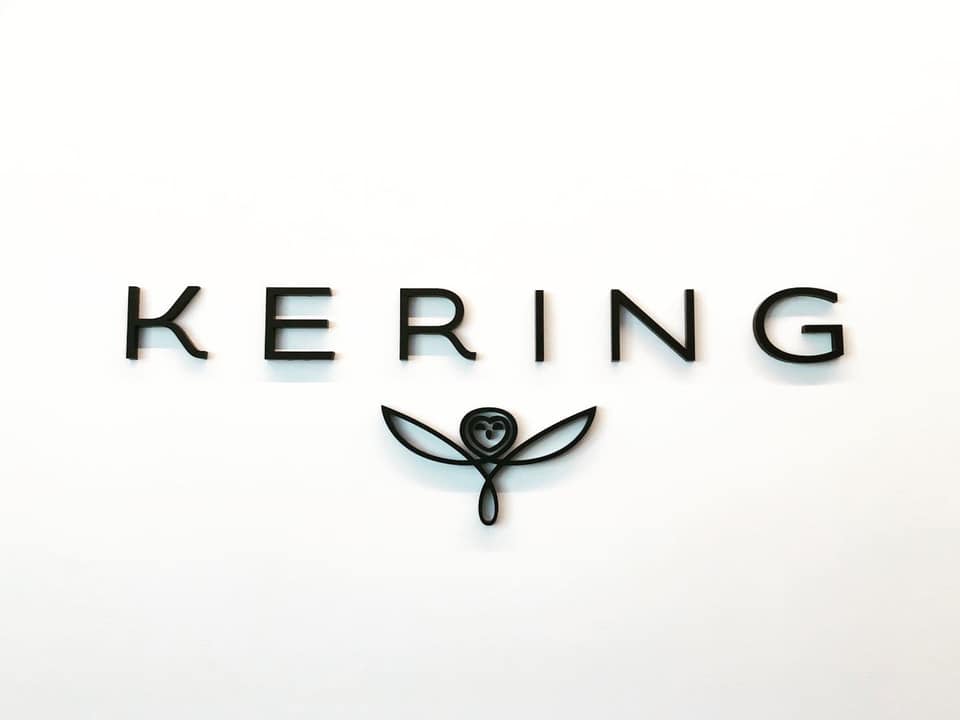 Kering Black Acrylic Logo ID